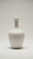 Porcelain White Ceramic Vase