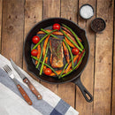 Cast Iron Skillet Set of 3 — Pre-Seasoned & Ready to Use